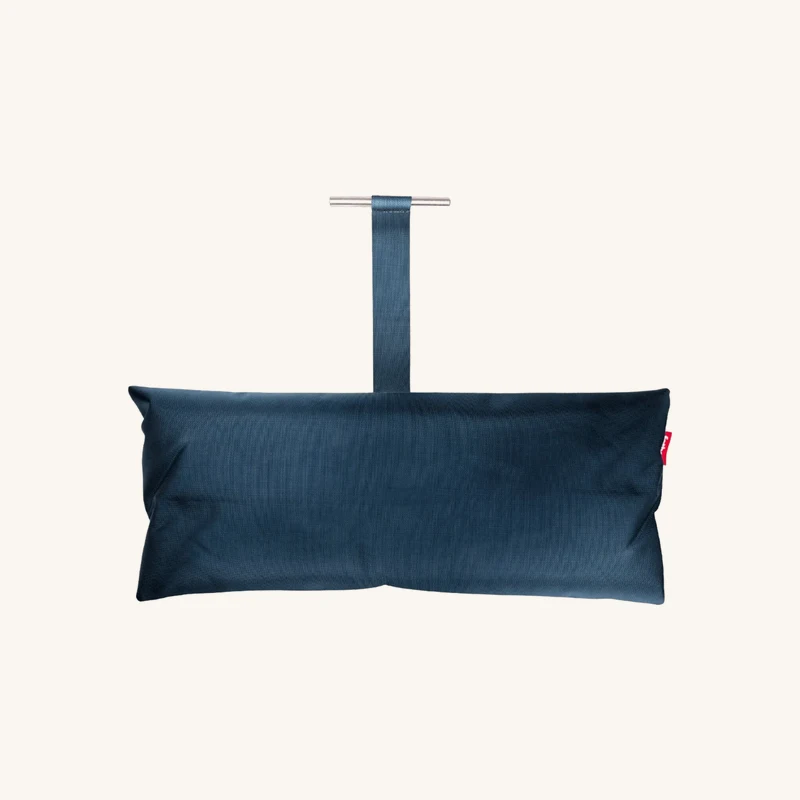 Coussin hamac Headdemock bleu foncé chez The Cool Republic