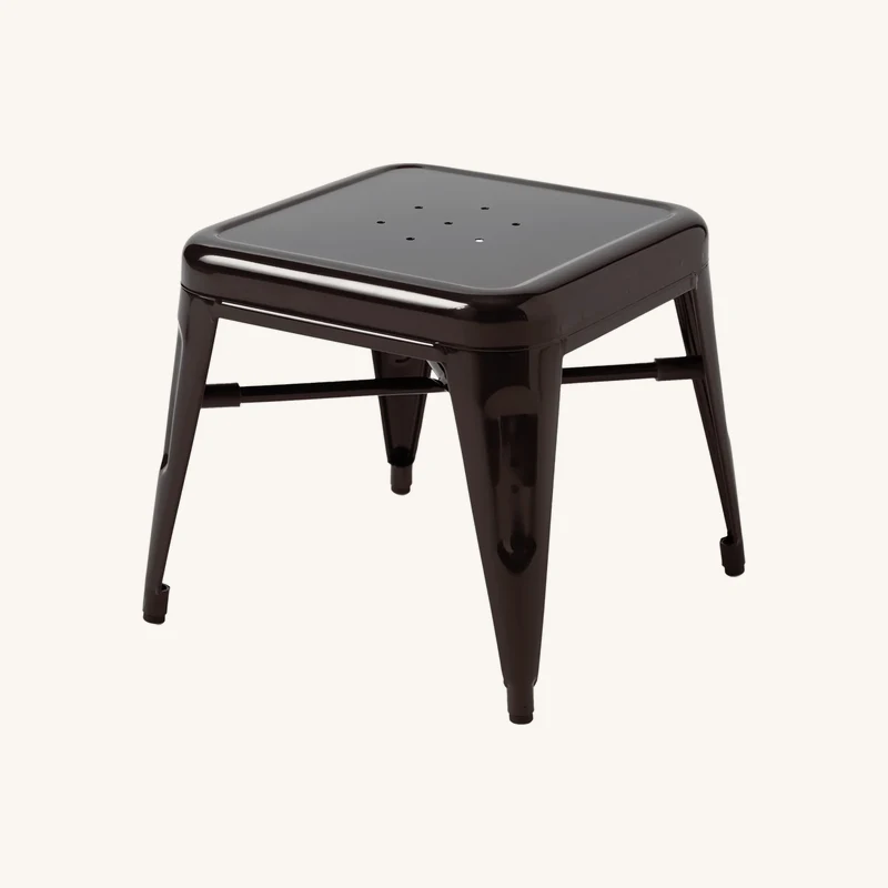 Tabouret pour enfant en acier brun noir chez The Cool Republic