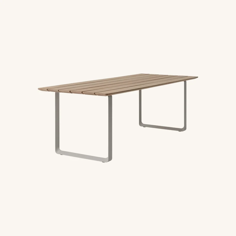 Table à manger de jardin rectangulaire chez The Cool Republic