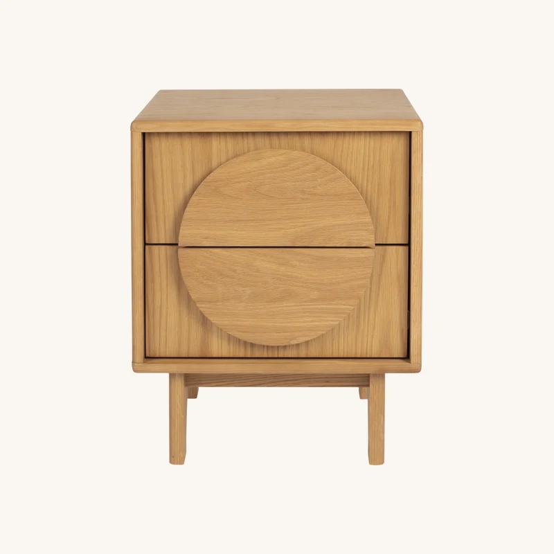 Table d'appoint en chêne naturel chez The Cool Republic