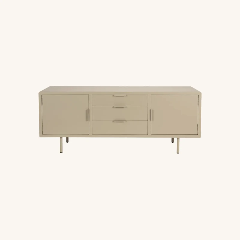 Buffet en bois et métal beige chez The Cool Republic