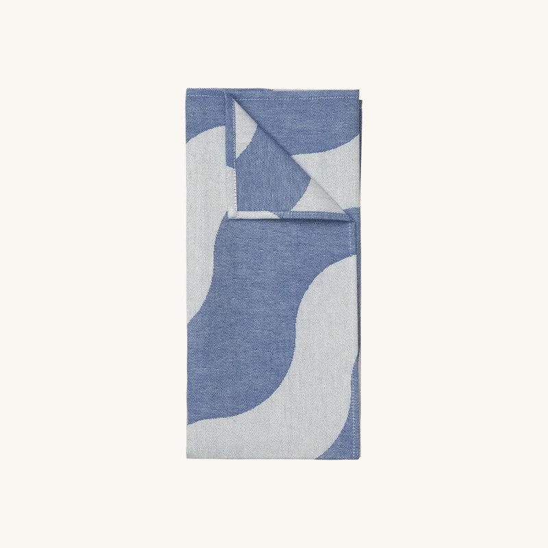 2 torchons en coton gris lavande chez The Cool Republic