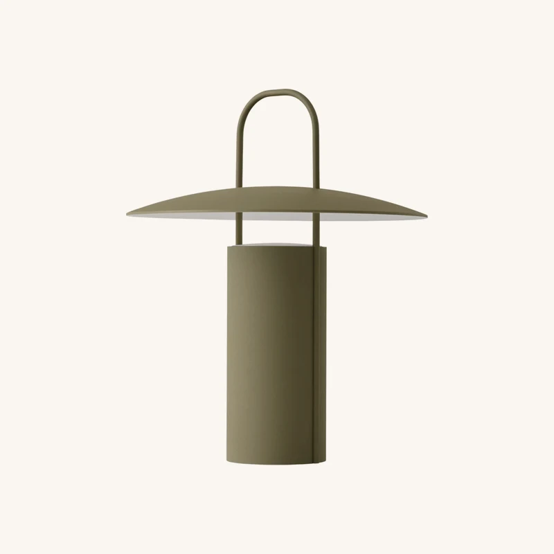 Lampe sans fil verte chez The Cool Republic