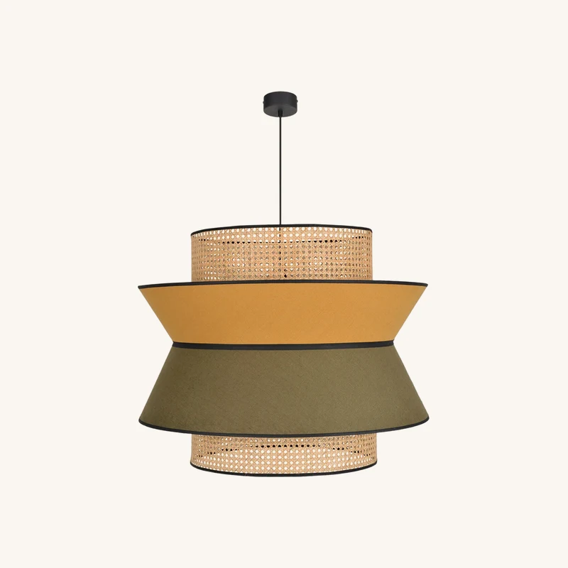 Suspension cannage kaki/curry market set chez The Cool Republic