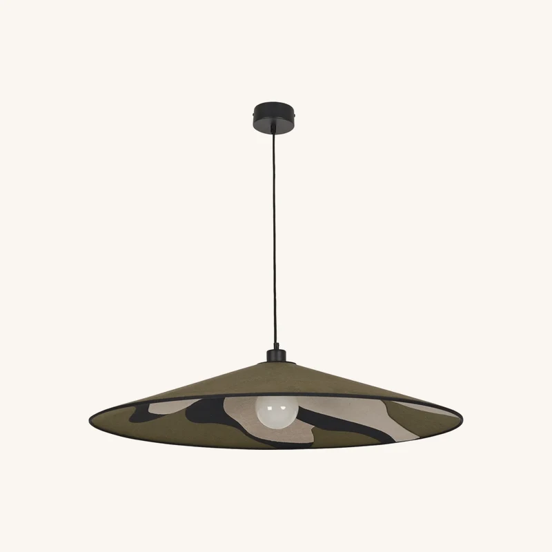 Suspension tissu nostalgia kaki market set chez The Cool Republic