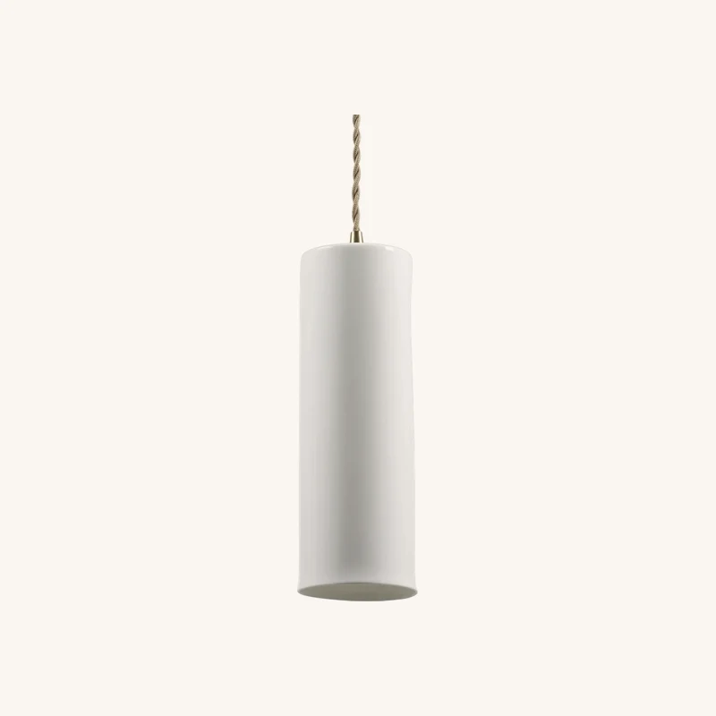 Suspension en porcelaine blanc 8 chez The Cool Republic