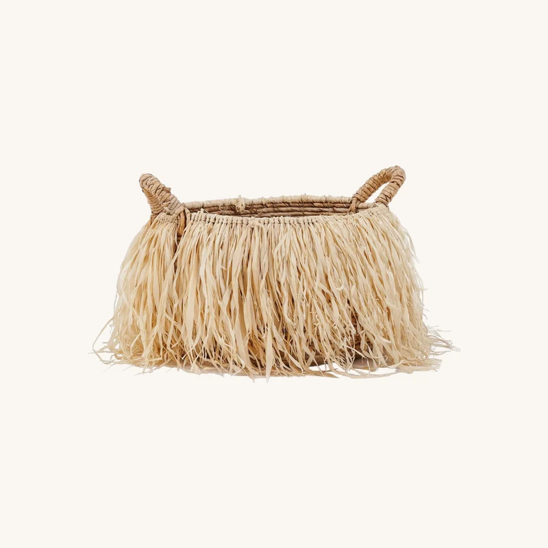Panier en raphia chez The Cool Republic