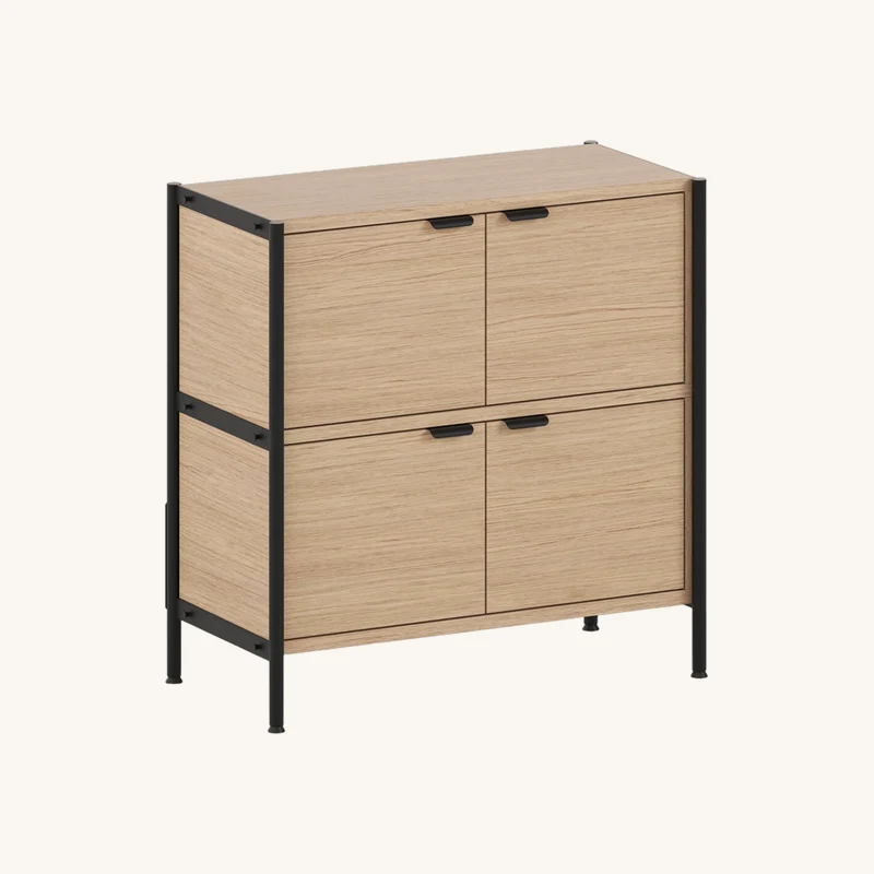 Commode avec 4 portes en bois éco-certifié chez The Cool Republic