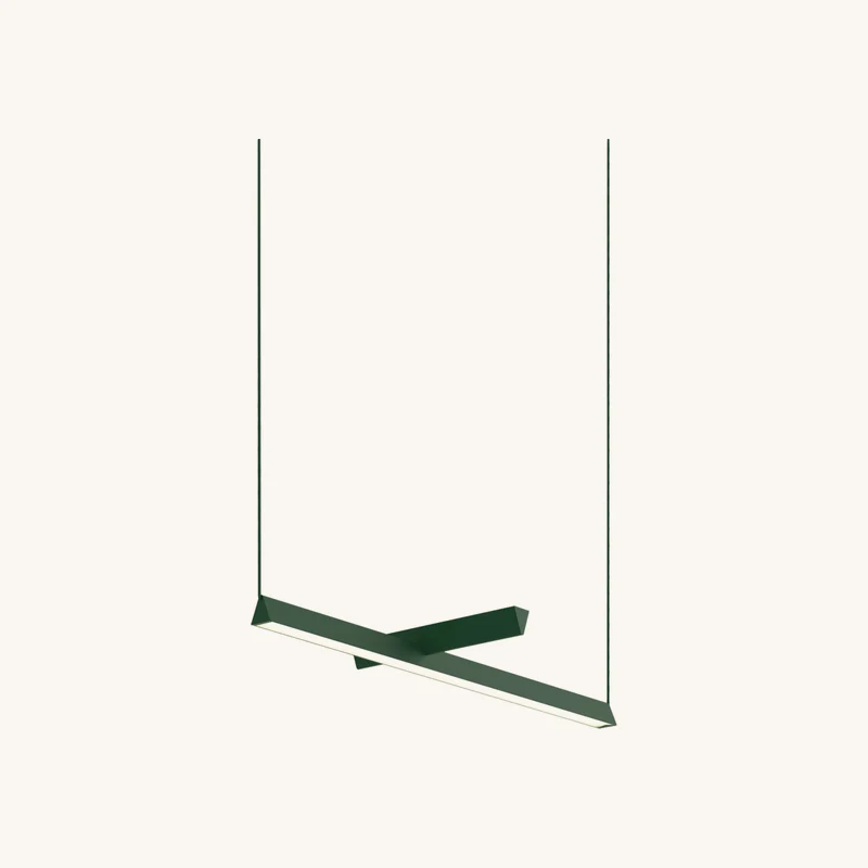 Suspension en aluminium vert Mile n°3 chez The Cool Republic