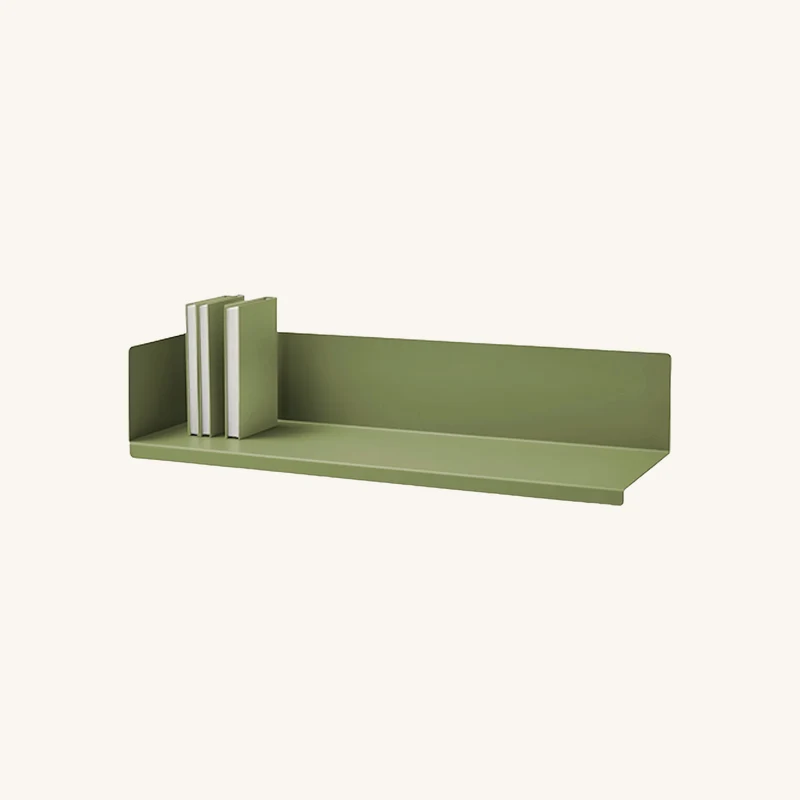 Étagère murale en acier vert olive chez The Cool Republic