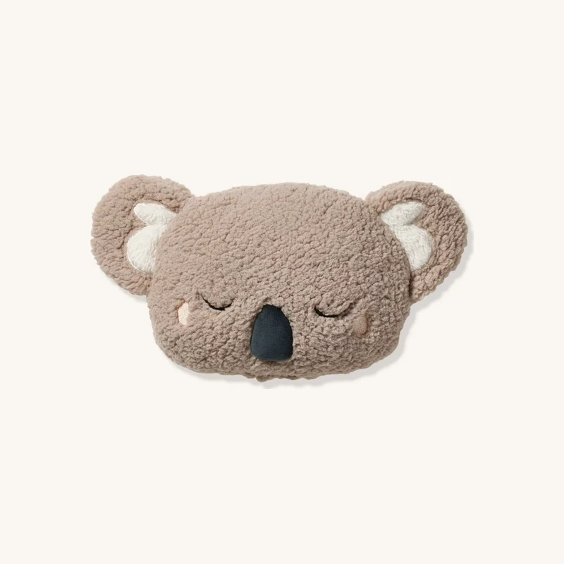 Coussin koala en sherpa gris chez Vertbaudet