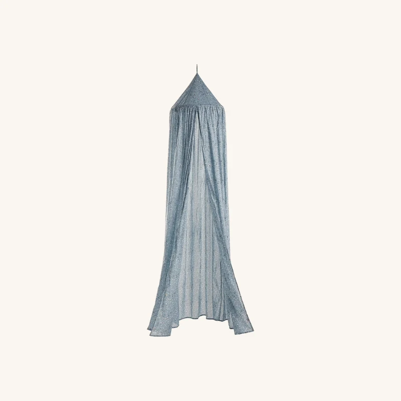 Ciel de lit en coton lavable motif fleur india chez Vertbaudet