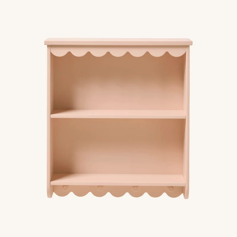 Étagère Feston avec patère rose chez Vertbaudet