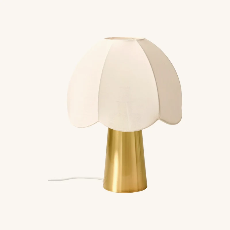 Lampe à poser tactile feston doré chez Vertbaudet