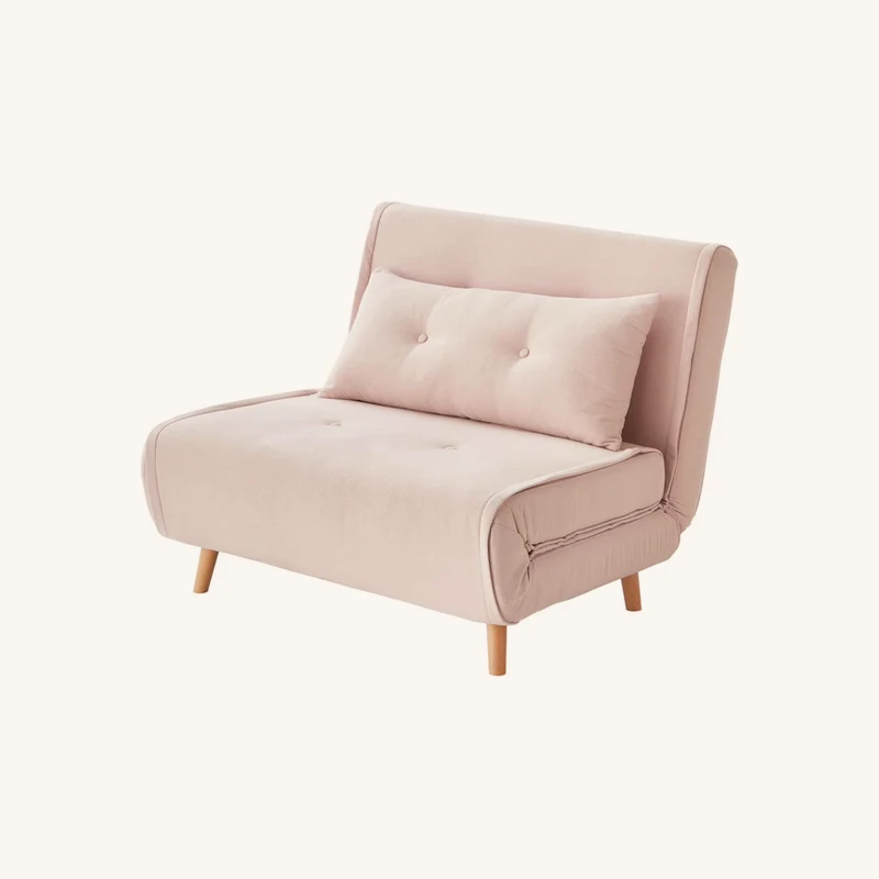 Banquette convertible 1 place vieux rose chez Vertbaudet