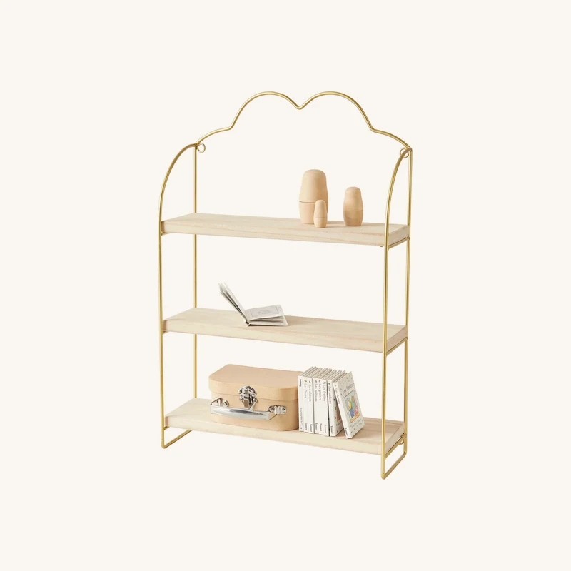 Etagère 3 niveaux Nuage laiton chez Vertbaudet