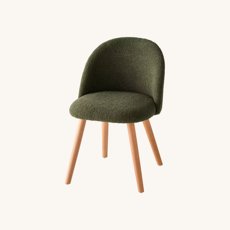 Chaise fausse fourrure enfant kaki chez Vertbaudet